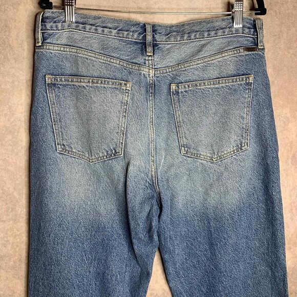 KanCan Womens Jeans Sz 11 Blue Stonewashed Denim Quincy Dad High Rise Distressed - Picture 6 of 9